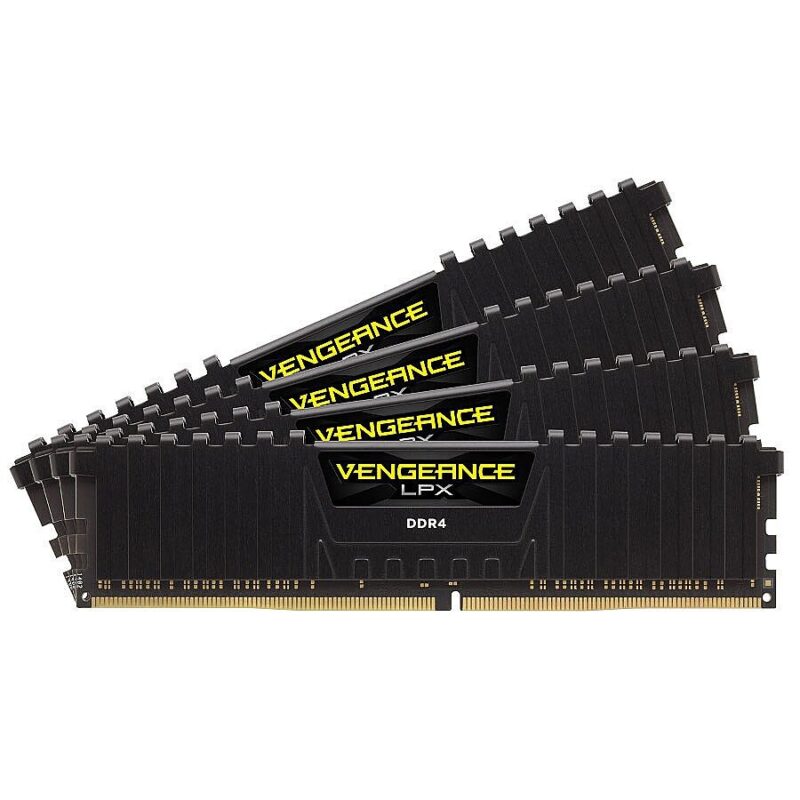 Corsair Vengeance LPX Black - 4 x 16 Go (64 Go) - DDR4 3600 MHz - CL18