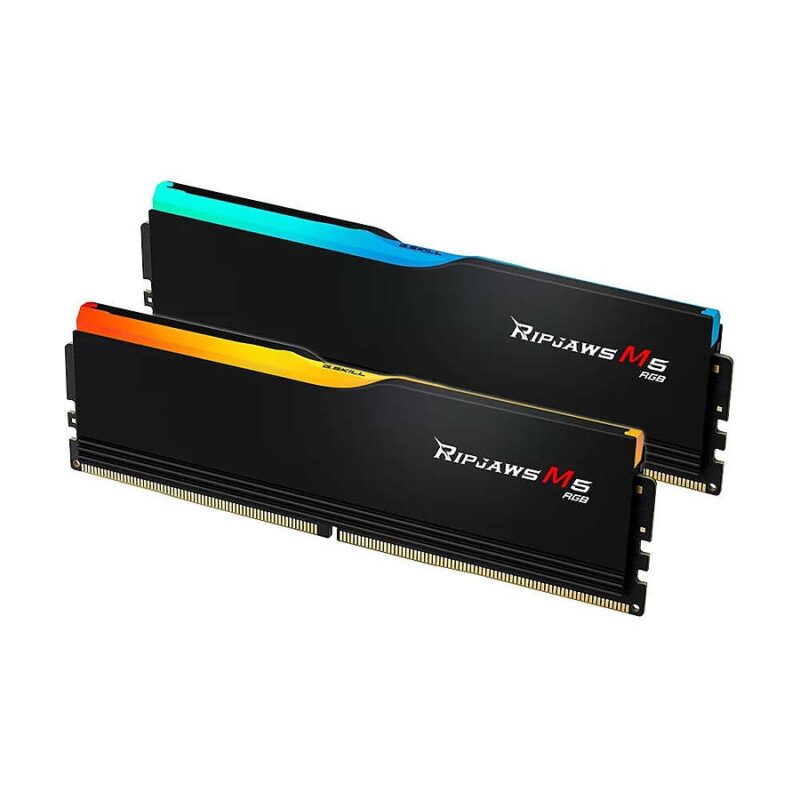 G.Skill Ripjaws M5 RGB Black - 2 x 16 Go (32 Go) - DDR5 6800 MHz - CL34