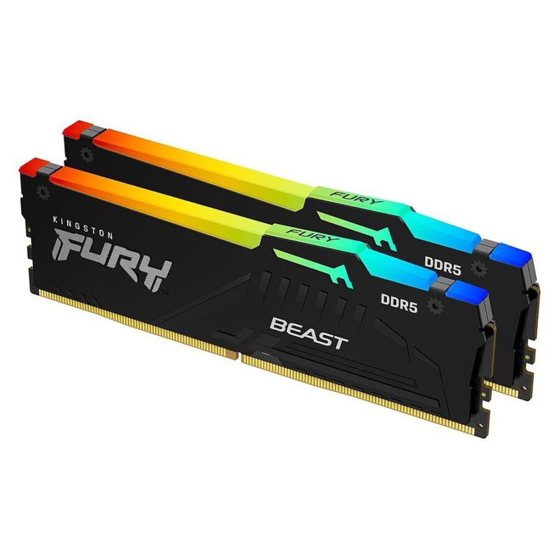 Kingston Fury Beast RGB - 2 x 8 Go (16 Go) - DDR4 3600 MHz - CL17