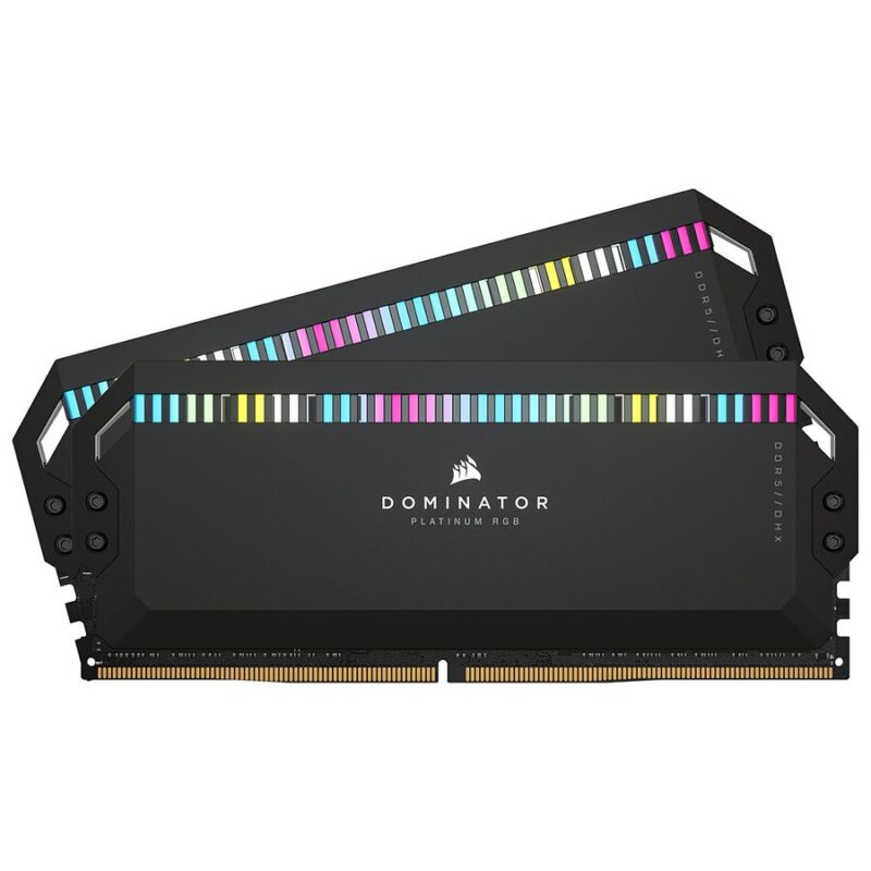 Corsair Dominator Platinum RGB Black - 2 x 32 Go (64 Go) - DDR5 6800 MHz - CL40