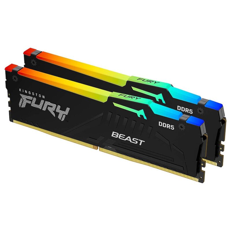 Kingston Fury Beast RGB - 2 x 16 Go (32 Go) - DDR5 6000 MHz - CL36